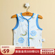 良良馬甲男女寶寶背心純棉衣服雙層馬夾坎肩春秋外穿 水象藍【常規款】80碼