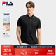FILA 斐樂(lè )官方領(lǐng)航POLO短袖t恤2025年夏季時(shí)尚休閑涼感上衣男子針織衫