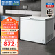 美菱（MeiLing）冰柜300/301升臥式頂開(kāi)門(mén)家用商用減霜冷藏大冷凍大容量冷柜一級能效斷電保溫保鮮速凍補貼電冰柜 BC/BD-300DT-白 300L