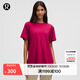lululemon丨All Yours 女士 T 恤 *棉 LW3ES5S 煙霧品紅 XS /4