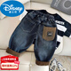 迪士尼男童加絨牛仔褲2025兒童秋冬冬季新款加厚一體褲子長(cháng)褲寶寶加厚 品牌加絨加厚-牛仔褲 翻兜黑標 90 碼