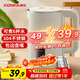 康佳（KONKA）電熱水壺 304不銹鋼雙層防燙 1.8L大容量 燒水壺暖水壺開(kāi)水壺電水瓶 KDSH-1820-W