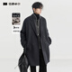 伯爵卓爾雙面羊毛秋冬季保暖手工呢子大衣男中長(cháng)款加厚外套