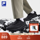 斐樂(lè )（FILA） 官方男鞋LYNXBOA3+戶(hù)外鞋2025冬季新款山貓3+跑步鞋 駿馬黑-BB 42