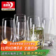 青蘋(píng)果玻璃杯家用待客杯子喝水綠茶杯果汁牛奶啤酒杯525ml茶水杯六只裝 