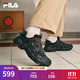 斐樂(lè )（FILA）官方男鞋老爹鞋復古運動(dòng)鞋2025冬季新款鞋子加絨貓爪6代 黑-BD 42