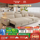帕沙曼沙發(fā)床布藝小戶(hù)型客廳現代簡(jiǎn)約可調節伸縮雪尼爾絨沙發(fā)2719ZF 3.08米多人位 豪華版 [棉麻紋雪尼爾TY82]  乳膠+竹炭海綿