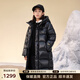 高梵黑金兒童5.0鵝絨服旗艦小火山加長(cháng)款男女童冬季新品保暖羽絨外套 曜石黑-亮面 【預售11月25日后發(fā)貨】 160 【飛天鵝絨 充絨量 233g】