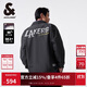 杰克·瓊斯（JACK&JONES） 冬季新款NBA聯(lián)名湖人隊翻領(lǐng)羽絨服外套按扣門(mén)襟男裝224423042