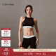 Calvin Klein內衣【摩登引力帶】女士ck無(wú)鋼圈大露背內搭背心式文胸QF7626AD UB1-太空黑 S