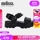 梅麗莎（melissa）女士時(shí)尚齒輪厚底涼鞋果凍鞋32823 黑色 38
