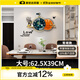 美世達（MEISD）客廳掛墻電子鐘北歐輕奢創(chuàng  )意現代簡(jiǎn)約家用掛表餐廳裝飾萬(wàn)年歷掛鐘 987大號：62.5*39CM
