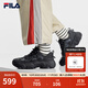 斐樂(lè )（FILA）官方女鞋貓爪6老爹鞋運動(dòng)鞋2025秋季新款鞋子厚底休閑鞋 黑/影黑灰-BD 38
