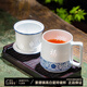 漢茗景德鎮青花玲瓏陶瓷茶杯帶蓋高端禮物泡茶水分離杯辦公室個(gè)人專(zhuān)用 福運亨通-青花玲瓏茶漏杯-禮盒裝