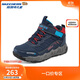Skechers斯凱奇兒童雪地靴秋冬加絨保暖防滑耐磨男童防水運動(dòng)靴子406447L