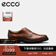 愛(ài)步（ECCO）商務(wù)皮鞋男 男士婚鞋結婚圓頭德比鞋男鞋正裝皮鞋 都市倫敦525604 深棕紅52560401053 40