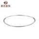 菜百首飾 銀手鐲 足銀素圈手鐲 （單）送禮送女友   YS 內徑約56mm