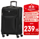 SUISSEWIN祥興牛津布行李箱20吋耐磨防刮旅行軟箱登機箱皮箱拉桿箱黑6005
