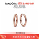 潘多拉（PANDORA）鍍金小號(hào)串飾耳環(huán)女創(chuàng)意520生日禮物送女友 鍍玫瑰金小號(hào)串飾耳環(huán) 均碼