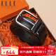 ELLE HOMME男士商務(wù)皮帶頭層牛皮針扣腰帶 304不銹鋼扣頭  生日禮物