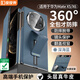 皮皮殼【360霸榜爆款】適用于華為MateX5/X6折疊屏360°全包防摔腕帶手機殼X3真皮智能翻蓋新升級保護套 【深?！可?60°全包丨腕帶支架 華為MateX6/X6典藏版