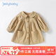 JELLYBABY女童風(fēng)衣外套春秋三歲兒童童裝秋冬女孩2025新款衣服小童寶寶秋裝 卡其 110 cm