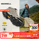 邁樂(lè )（Merrell）【上新】戶(hù)外徒步鞋男女款MOAB3MID WP中幫防水透氣防滑登山鞋 J036330白灰黑（女款） 38