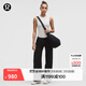 lululemon丨Scuba 女士中腰闊腿運動(dòng)褲 *常規款 LW5GV7S 黑色 M