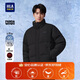 HLA海瀾之家羽絨服男panda wowo熊貓立領(lǐng)外套男冬季