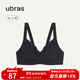 ubras【特賣(mài)】花瓣杯夾心軟支撐小胸聚攏文胸內衣女無(wú)鋼圈胸罩 黑色 M2-背勾75C/75D