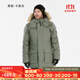 迪卡儂（DECATHLON）男女防風(fēng)防水外套加厚保暖棉衣棉服棉襖男中長(cháng)款派克大衣NH900 男款-卡其灰-SH900 L