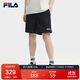 FILA斐樂(lè )官方情侶運動(dòng)短褲2025夏季休閑山系戶(hù)外梭織五分褲男