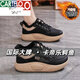 卡帝樂(lè )鱷魚(yú)（CARTELO）新款踩屎感棉鞋運動(dòng)鞋女2025年新款春季厚底鞋寬胖腳軟底鞋保暖 黑色 40