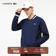 LACOSTE法國鱷魚(yú)男裝梅德韋杰夫系列休閑運動(dòng)修身拉鏈衛衣|SH7540 423/深藍色 M 4