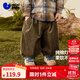 迷你巴拉巴拉男童褲子2025秋新品純棉寶寶復古寬松兒童聯(lián)名長(cháng)褲 卡其50645 90