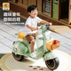 愛(ài)貝高兒童電動(dòng)摩托車(chē)三輪車(chē)男女孩寶寶電瓶車(chē)可坐人充電小童車(chē)周歲禮物 綠【單驅+6V4.5電瓶+動(dòng)感音樂(lè )】