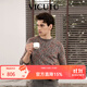 威可多（VICUTU）男士長(cháng)袖針織衫男舒適時(shí)尚百搭休閑圓領(lǐng)毛衣 棕褐色 XL