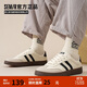 Semir男鞋復古德訓鞋男秋季新款簡(jiǎn)約休閑鞋板鞋男STH243039 米黑 42