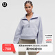 lululemon丨Scuba 女士超寬松款煙囪領(lǐng)衛衣 LW3IJ6S 寧靜藍 M /L