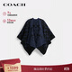 蔻馳（COACH）【品牌直供】加長(cháng)款經(jīng)典標志披風(fēng)黑色CCQ61