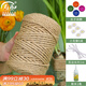 壽禾麻繩裝飾鮮花捆綁包裝材料貓抓板手工diy 4mm100米柱狀帶小配件