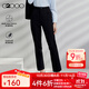 G2000【多面彈性/煙管褲/商場(chǎng)同款】女裝2025春秋舒適百搭休閑褲G2 多面彈-黑色煙管褲 S （34）