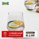 宜家（IKEA）IVRIG伊里玻璃杯子套裝大容量家用客廳簡(jiǎn)約水杯茶杯 杯子灰色450毫升