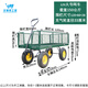 文珺祥工貿四輪花園搬運工具網(wǎng)車(chē)載重王加高圍擋老虎車(chē)拉貨擺攤多尺寸小推車(chē) 常規大號120*60*28 充氣輪