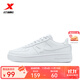 特步（XTEP）【國潮】女鞋板鞋空軍一號夏季鞋子休閑鞋情侶運動(dòng)鞋小白鞋 新白色-女（新版） 38