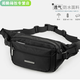 葉余腰包男女大容量腰包多層牛津布腰包防水運動(dòng)腰包戶(hù)外收款 黑色