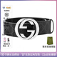 古馳（GUCCI） 男士皮帶板扣腰帶商務(wù)正裝皮帶 男款皮帶 商務(wù)休閑 腰帶 送禮 411924 KGDHX 灰色 100cm(適合2尺9-3尺腰圍)