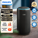 飛利浦（PHILIPS）空氣凈化器除甲醛神器新房急入住鼻炎專(zhuān)業(yè)家用寵物凈化機除煙味病毒過(guò)敏原螨塵AC4228/01 靜音專(zhuān)利-星空黑色