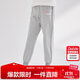 笛莎（DEESHA）女童褲子春秋季2025洋氣休閑長(cháng)褲 淺灰 110
