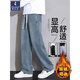 啄木鳥(niǎo)2025新款牛仔褲男秋冬季加絨加厚寬松直筒闊腿褲子男士休閑長(cháng)褲子 637復古藍【常規款】 XL 【建議體重130-145斤】
